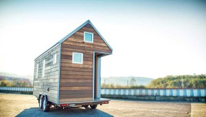 Many tiny homes are totable, so you can pick up and move to new surroundings whenever you like. Photo by Sacha Webley, courtesy Shelter Wise