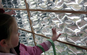 Recycled plastic water bottle wall from Solar Decathlon 2009