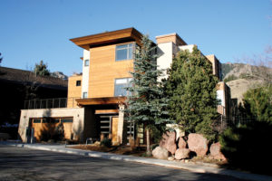 The Edge House, designed by Rodwin Architecture, was one of the country’s first LEED Platinum homes. It’s near net-zero energy and incorporates a host of green, nontoxic materials. The architect’s watercolor sketch was part of the early conceptual design. (Photo and sketch Courtesy Rodwin Architecture + Skycastle Construction)