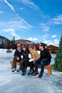 Skating fun in Vail Village. (photo courtesy Vail Associates)