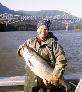 NARF’s work has helped preserve Native salmon-fishing rights. Above: Subsistence fishing on the Columbia River in Washington, near the Bridge of the Gods.