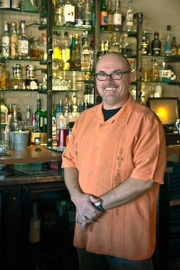 Owner Peter Soutiere, above. TOP: Chicken tinga tacos, made with a chipotle glaze.