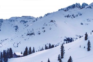 Mountain hut photo by Eli Wallace.