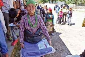 After news cameras left the cities, rural Nepal was still left with inadequate shelter and no heat or electricity, a fact especially troubling for villagers anticipating the rapidly approaching monsoon season. (photo courtesy Pemba Sherpa)