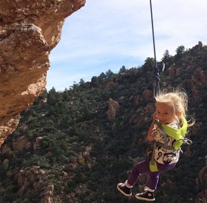 Hadlie Brechler swinging around in Flagstaff, Ariz. (photo by alynicklasphoto)