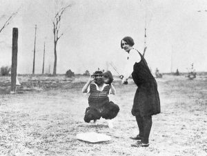 University of Colorado Bloomer Girls baseball, 1909. (Photo courtesy Jay Sanford)