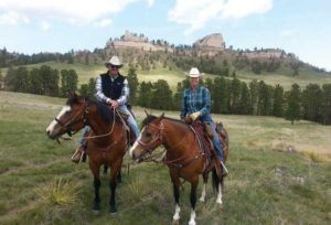 Joe and Stephanie Pelle vacationing at Fort Robinson State Park in Crawford, Neb. (photo courtesy Joe Pelle)