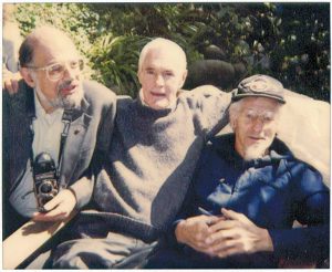 This Polaroid photo, taken Easter Sunday 1991, shows (from left) Allen Ginsberg, Timothy Leary and John C. Lilly, M.D. (Photo By Philip H. Bailey, via Wikimedia Commons)